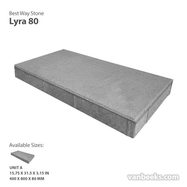 BWS Lyra 80 Concrete Paver